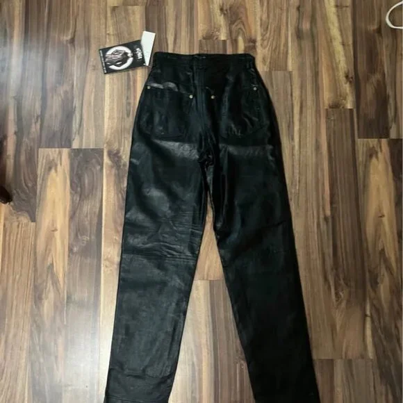 Nuage black leather pants size 4 - Picture 2 of 7